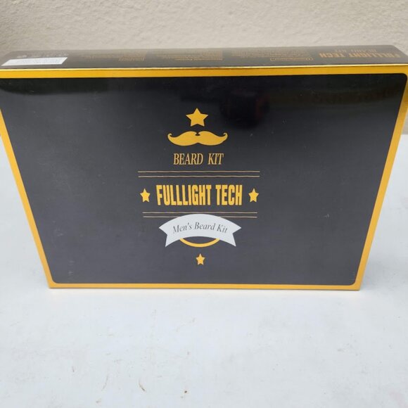 NEW Beard Kit for Men Grooming Beard Oil Wash Balm Comb Brush Scissor Father's D - Picture 8 of 15